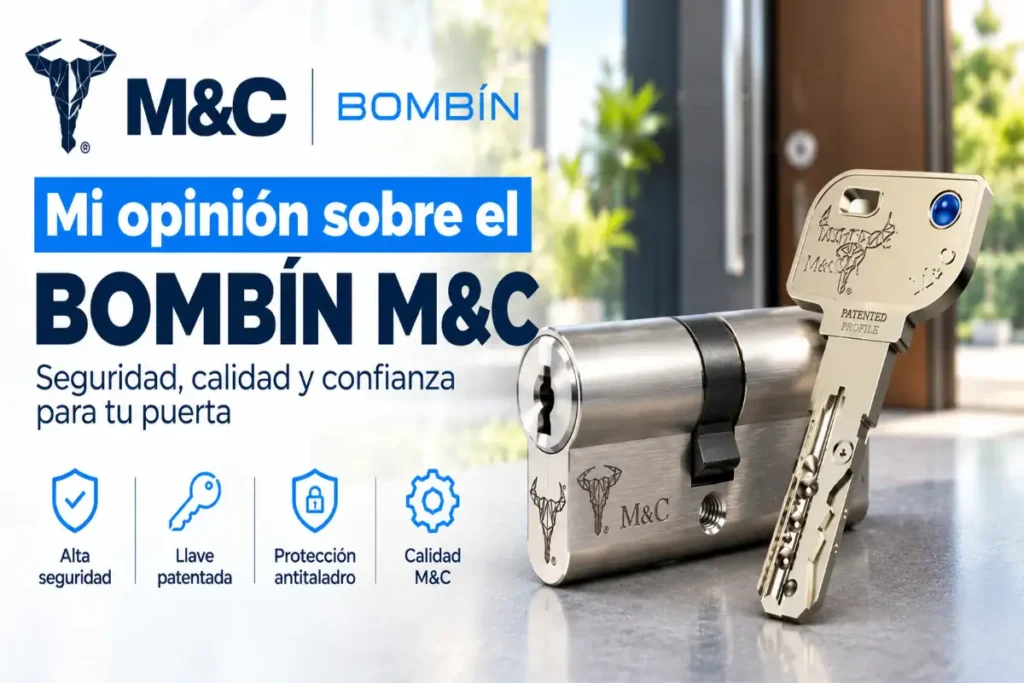 Bombín de alta seguridad M&C MOVE con llave patentada